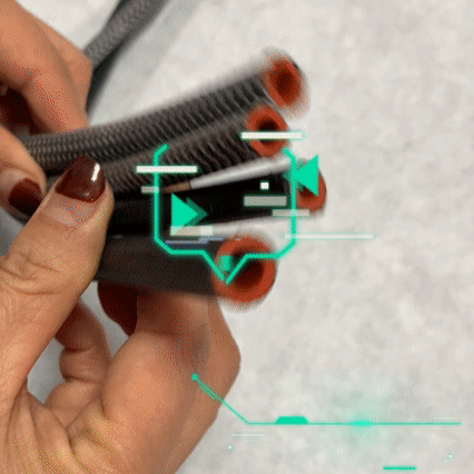 耐氣（qì）壓外編織矽膠管（guǎn）